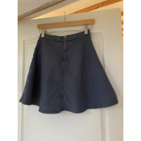 Mads Nørgaard Skirt Cotton in Blue