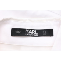 Karl Lagerfeld Top en Coton en Blanc