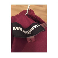 Karl Lagerfeld Top en Bordeaux