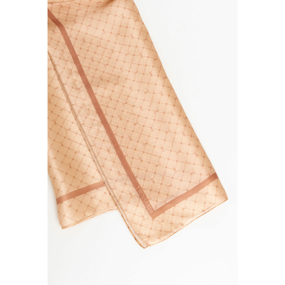 Trussardi Echarpe/Foulard en Soie en Rose/pink