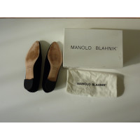 Manolo Blahnik Slippers/Ballerinas in Black