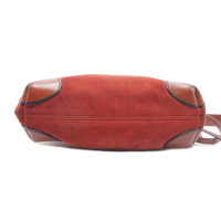 Burberry Clutch Bag Suede in Brown