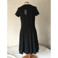Piu & Piu Kleid aus Viskose in Schwarz