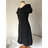 Piu & Piu Kleid aus Viskose in Schwarz