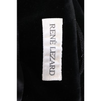 René Lezard Jacke/Mantel aus Baumwolle in Schwarz