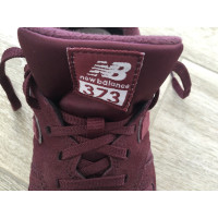 New Balance Trainers Canvas in Bordeaux