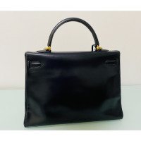 Hermès Kelly Bag 35 en Cuir en Noir