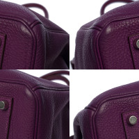 Hermès Birkin Bag 35 Leer in Violet