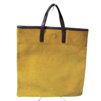 Loewe Tote bag in Pelle scamosciata in Giallo