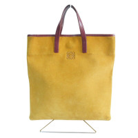 Loewe Tote bag in Pelle scamosciata in Giallo