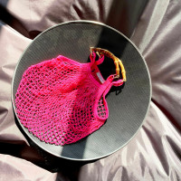 Utmon Es Pour Paris Shopper aus Baumwolle in Rosa / Pink