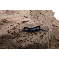 Dolce & Gabbana Robe en Coton en Beige