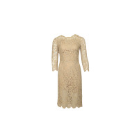 Dolce & Gabbana Kleid aus Baumwolle in Beige