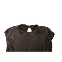 Brunello Cucinelli Top en Soie en Marron