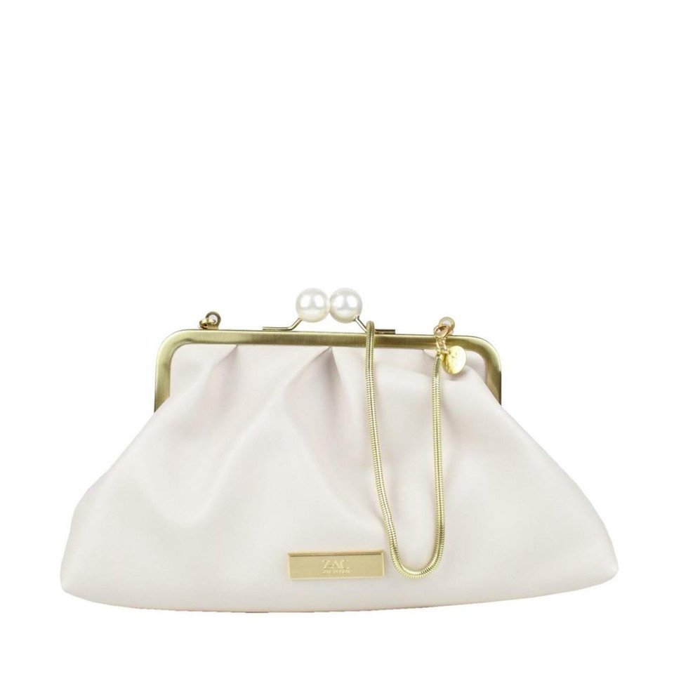 Zac Posen Clutch Bag Leather in Pink