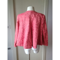 Dior Giacca/Cappotto in Cotone in Rosso