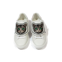 Gucci Sneaker in Pelle in Bianco