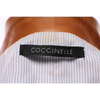 Coccinelle Jacke/Mantel aus Leder in Braun