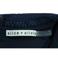 Alice + Olivia Robe en Coton en Bleu