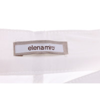 Elena Mirò Trousers Cotton in White