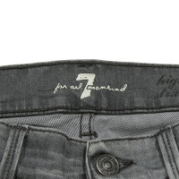 7 For All Mankind Jeans en Coton en Gris