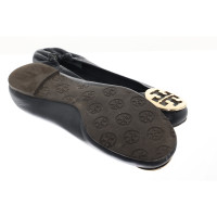 Tory Burch Slipper/Ballerinas aus Leder in Blau