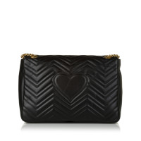 Gucci Marmont Bag aus Leder in Schwarz