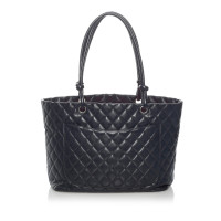 Chanel Cambon Bag aus Leder in Schwarz