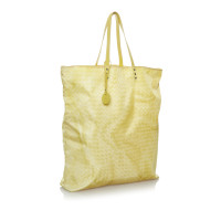 Bottega Veneta Tote Bag aus Baumwolle in Gelb
