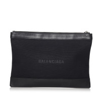 Balenciaga Pochette in Tela in Nero