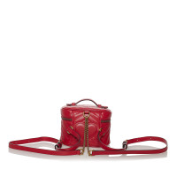Gucci Marmont Backpack Leather in Red