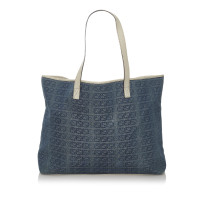 Gucci Tote Bag aus Canvas in Blau