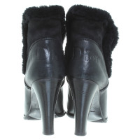 Christian Dior Sheepskin ankle boots