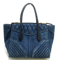 Miu Miu Tote bag Jeans fabric in Blue