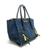 Miu Miu Tote bag Jeans fabric in Blue