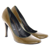 Casadei Pumps/Peeptoes Patent leather in Green
