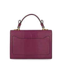 Dolce & Gabbana Lucia Bag aus Leder in Violett