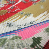 Hermès Scarf/Shawl Silk in Red