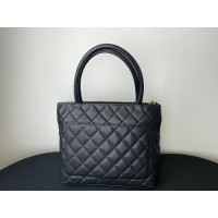 Chanel Medallion Leather in Black