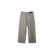 Max Mara Jeans en Coton en Blanc