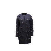 Diane Von Furstenberg Jacket/Coat Wool in Blue