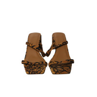 By Far Sandals Suede in Brown