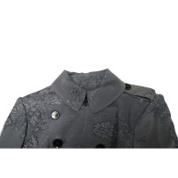 Burberry Prorsum Jacke/Mantel aus Viskose in Grau