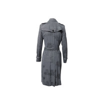 Burberry Prorsum Jacke/Mantel aus Viskose in Grau