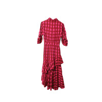 Temperley London Kleid aus Baumwolle in Rosa / Pink