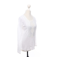 Sandro Top Linen in White