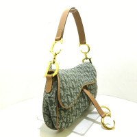 Dior Saddle Bag Canvas in Green