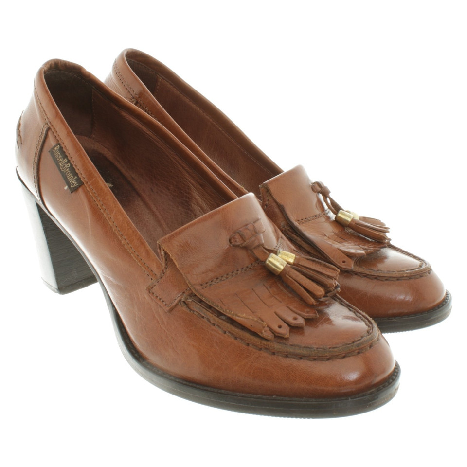 Russell & Bromley pumps in brown