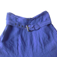 Ferre Blaue Shorts aus Leinen