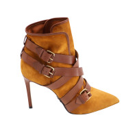 Balmain Ankle boots Suede in Yellow